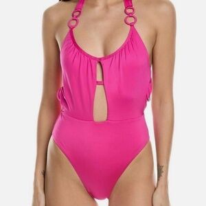 BNWT Trina Turk Halter One-Piece